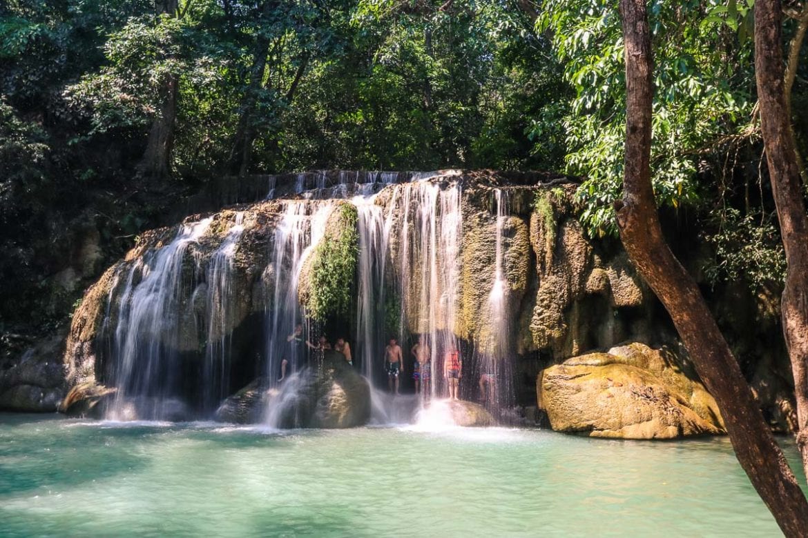 Visiting Erawan Waterfalls Thailand 2024 Guide