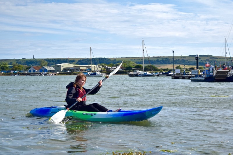 Kayaking at Tackt-Isle Adventures - one of the top things to do on the Isle of Wight