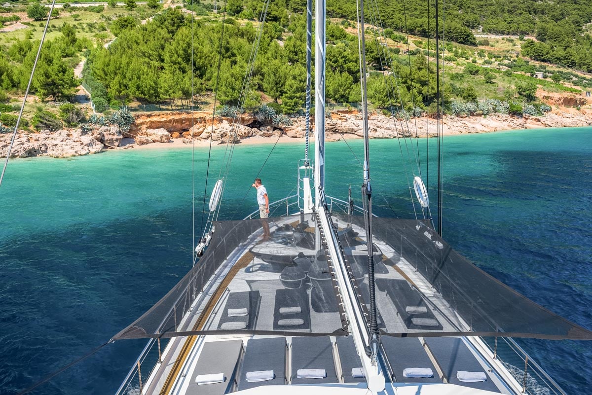Hang out on a sailing yacht in Croatia? Yes please!