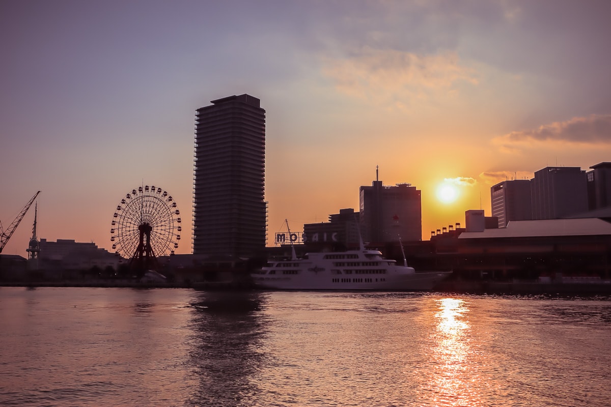 Sunset views in Kobe
