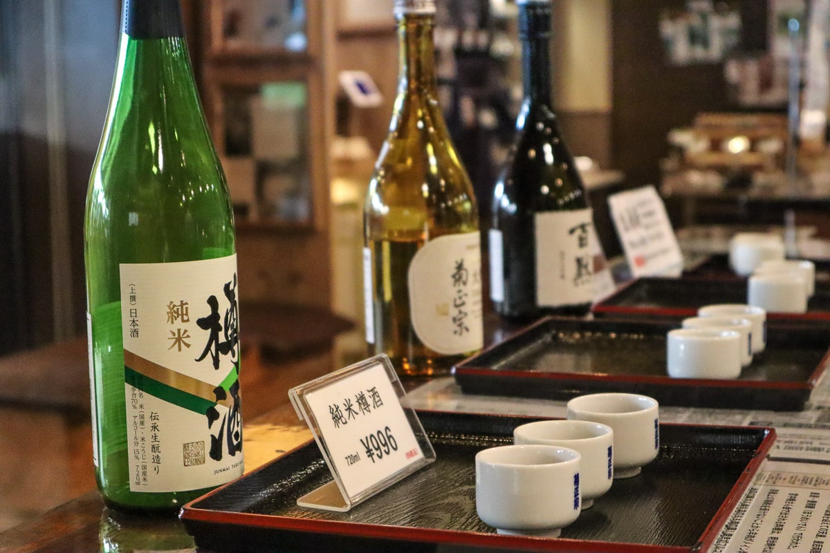 Kiku-Masamune sake tasting, Kobe