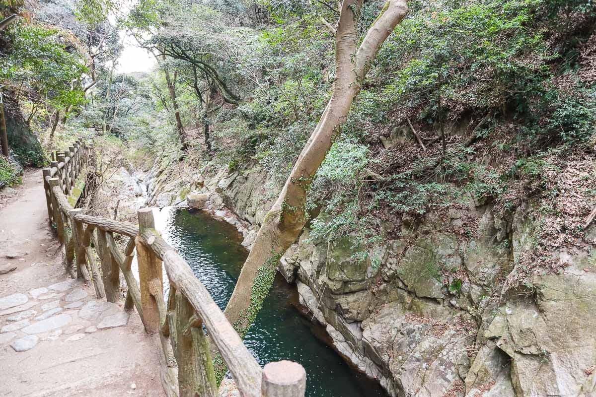 The hike to Nunobiki Falls, Kobe