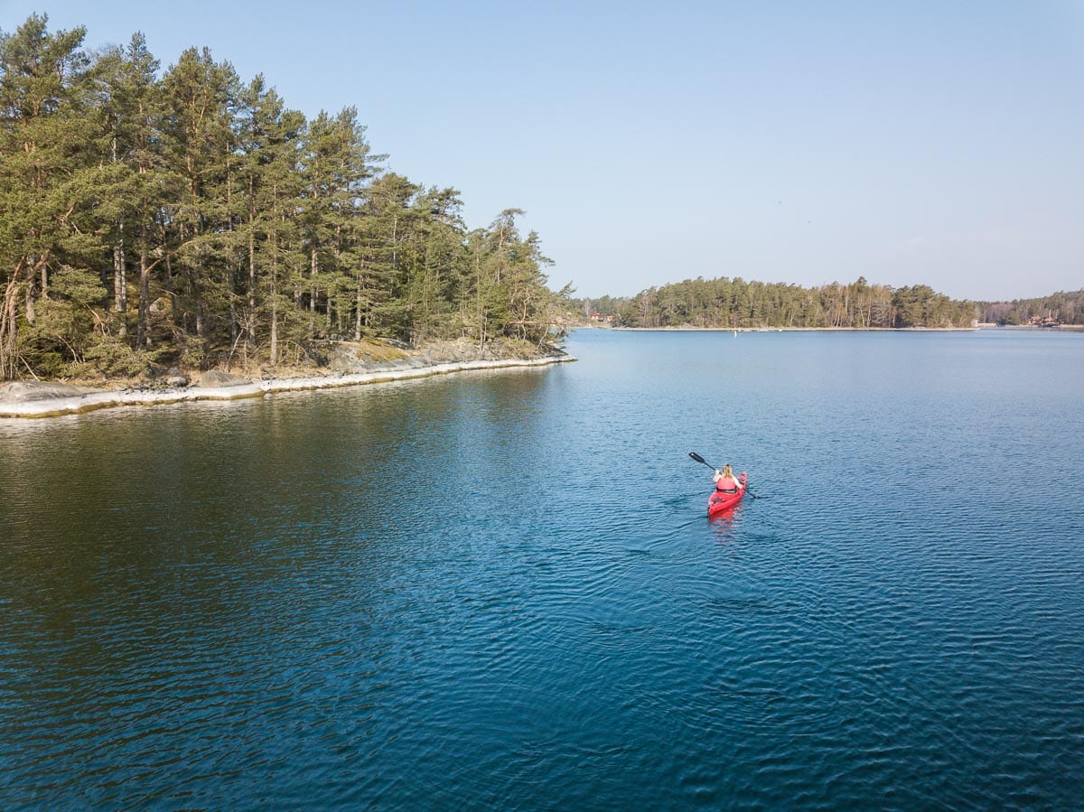 Kayaking in Sörmland's archipelago