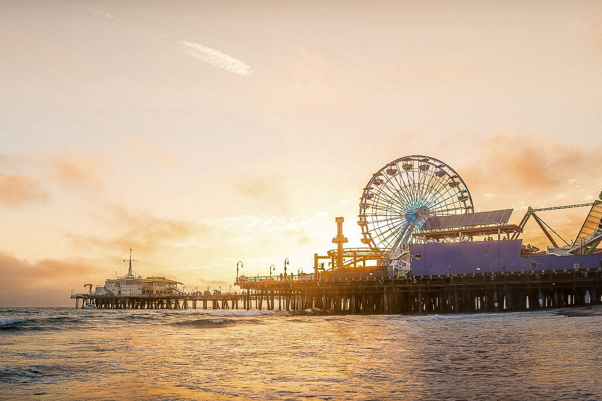 Santa Monica pier, LA