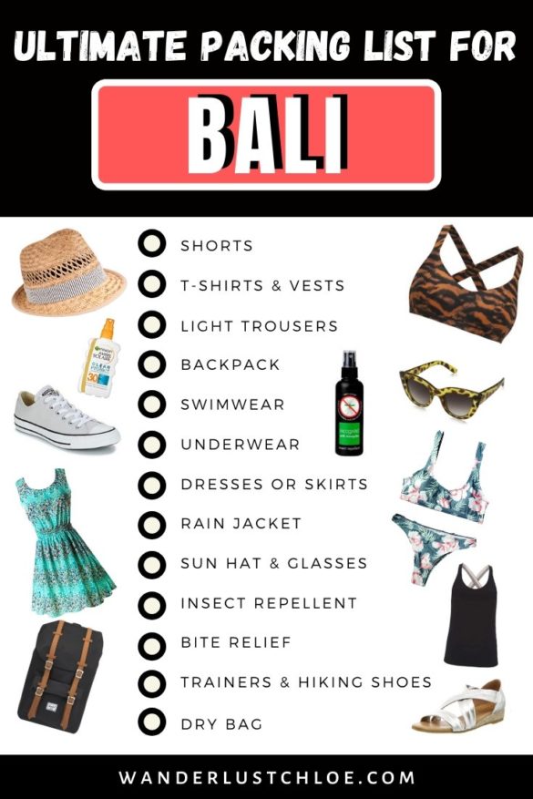 indonesia surf trip packing list