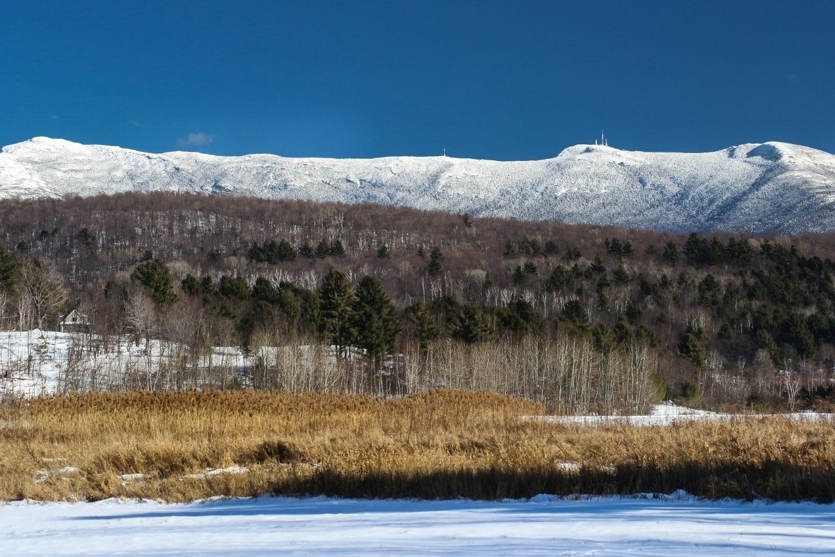 Pretty views of Vermont in winter