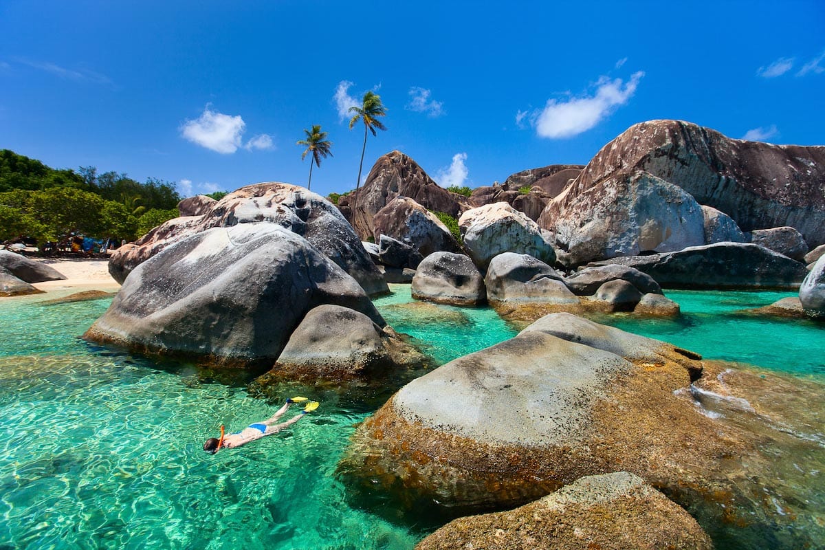 British Virgin Islands, Caribbean - one of the best places for winter sun