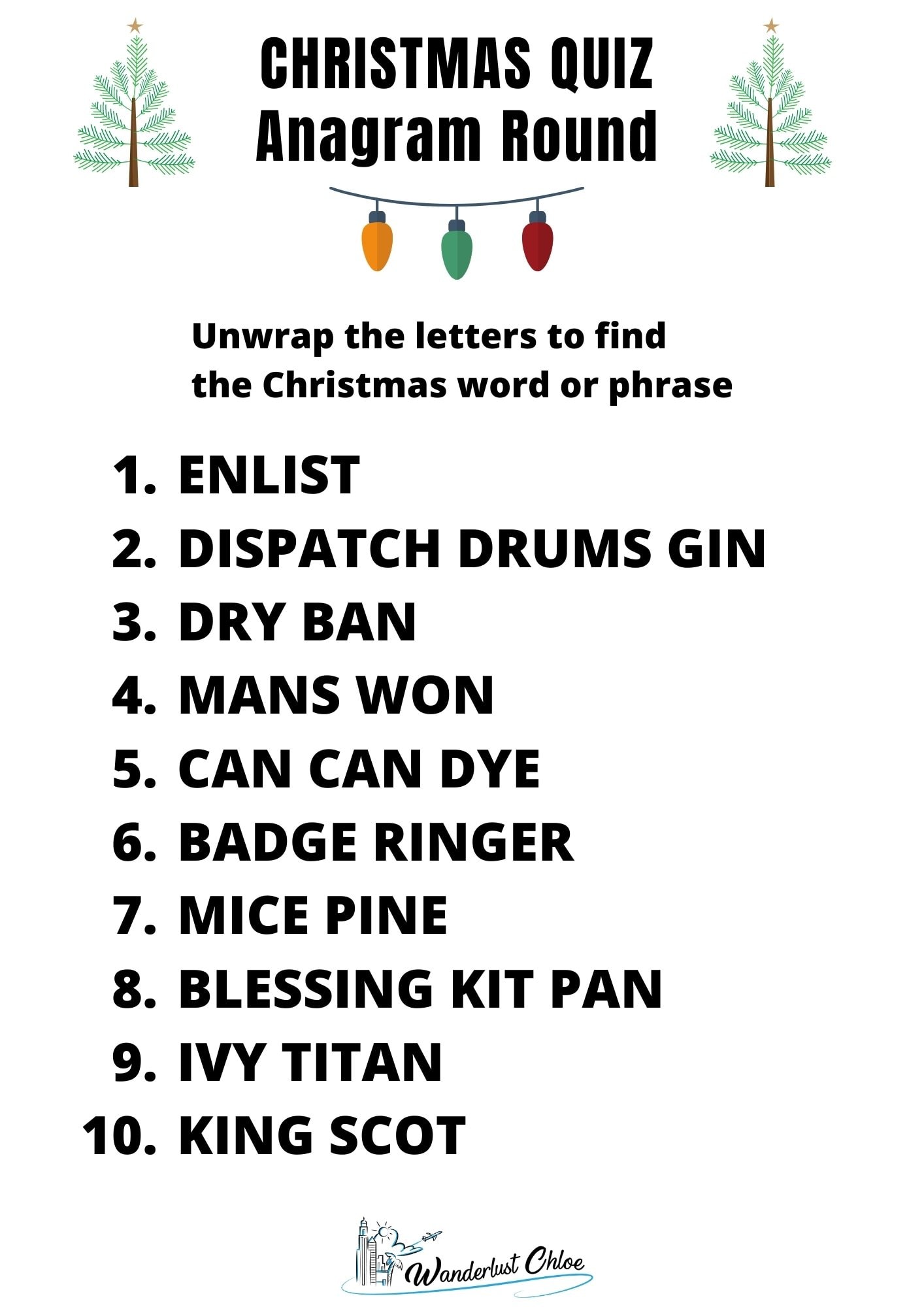 tricky test 2 christmas answers
