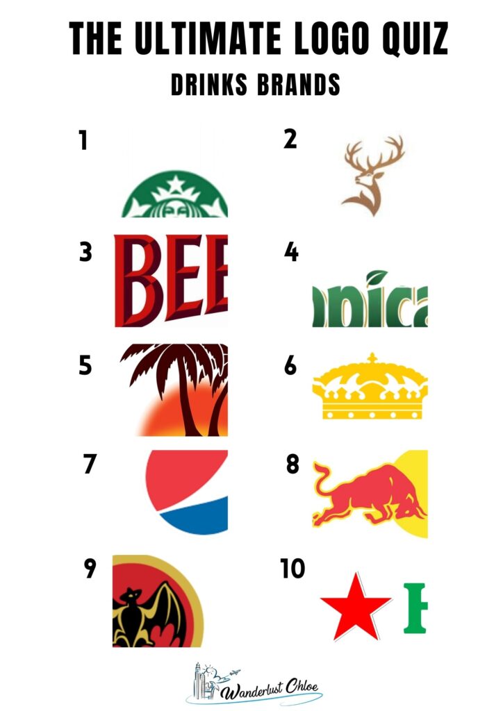 50 Logo Quiz Questions Fun Printable Picture Rounds: 2023 | tyello.com