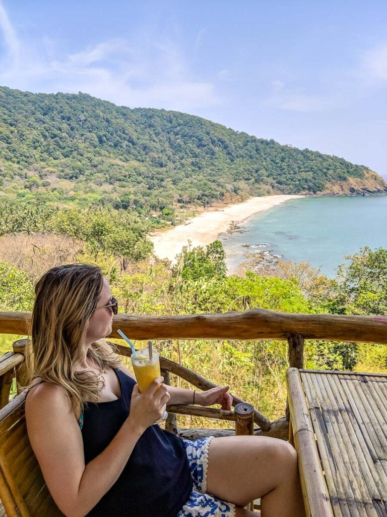 Drinks with a view in Koh Lanta