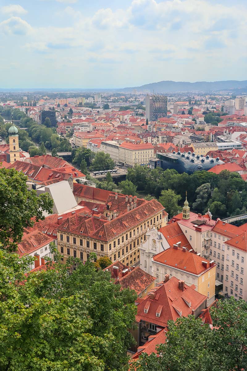 View of Graz from Schlossberg