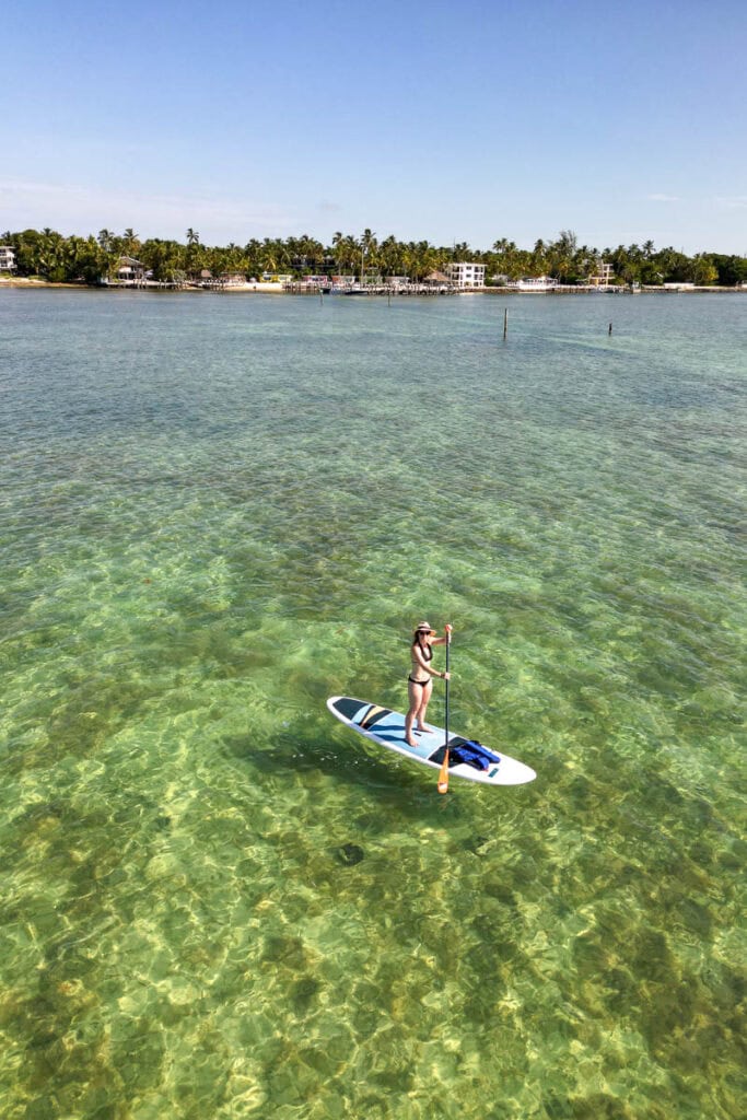 Paddleboarding in Florida Keys